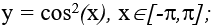 y=cos^2(x)